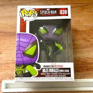 Pop! Spider-Man Miles Morales #839(Purple Reign)